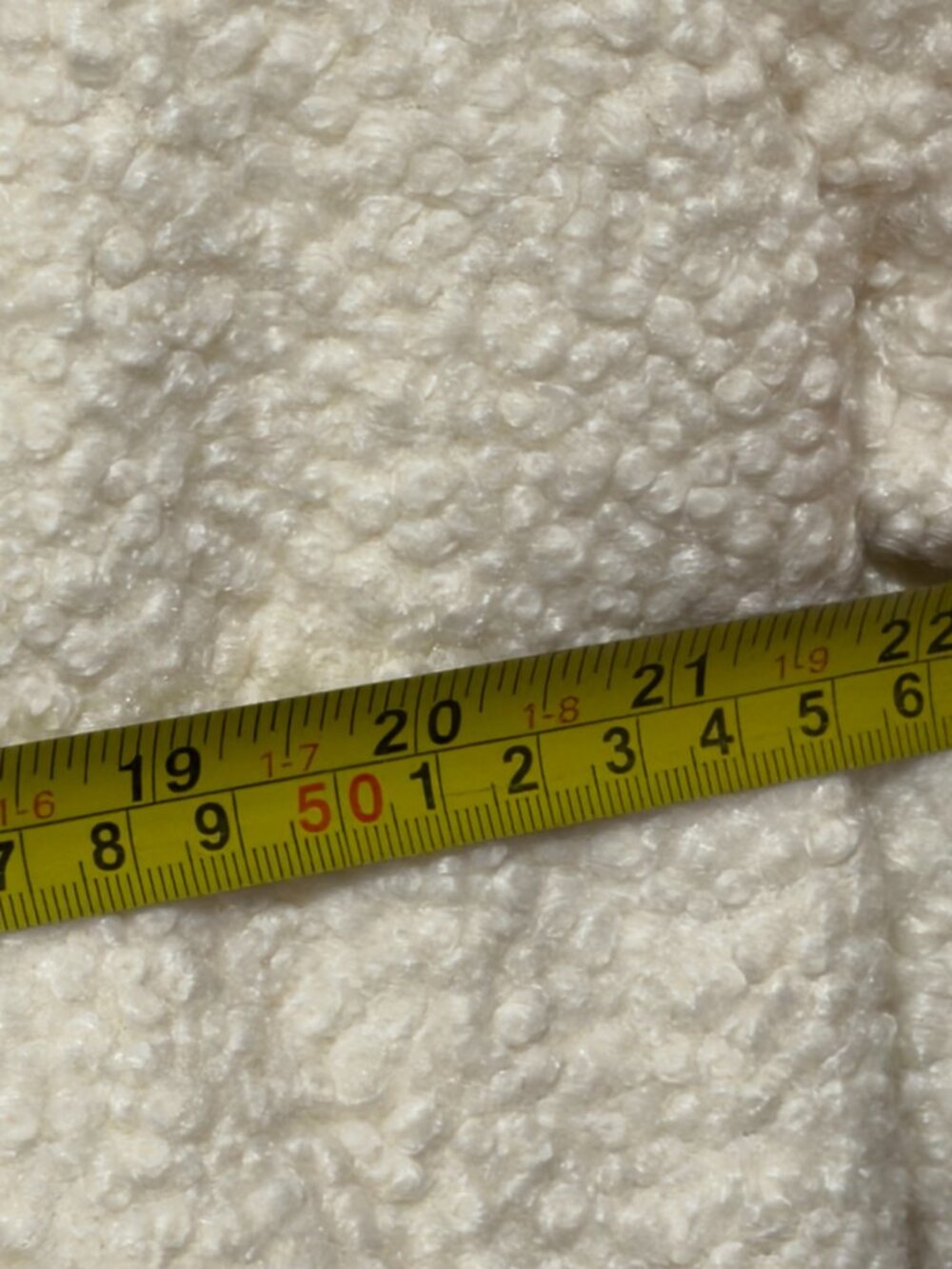 NWT VICI Collection Cream Double Breasted Teddy Bouclé Longline Trench Coat L - Picture 14 of 16